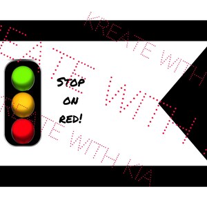 Toilet paper stop sign