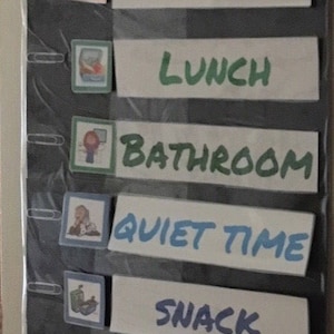 Large picture schedule