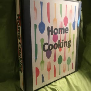 Customized Recipe Binder