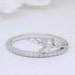 CHOOSE YOUR COLOR Criss Cross Infinity Heart Promise Ring .925 Sterling...