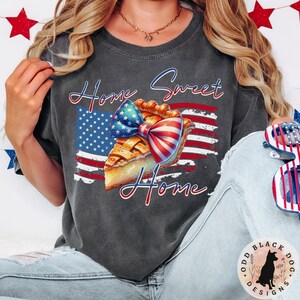 Vintage Patriotic 4th of July TShirt - American Retro Coquette Tee Shirt for Independence Day Shirt 4th of July Americana TShirt Summer BBQ