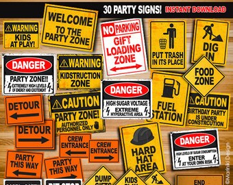 birthday party sign emoji construction party signs birthday party instant download printables road signs cs1 signs etsy birthday party sign emoji construction party signs birthday party instant download printables road signs cs1 signs etsy