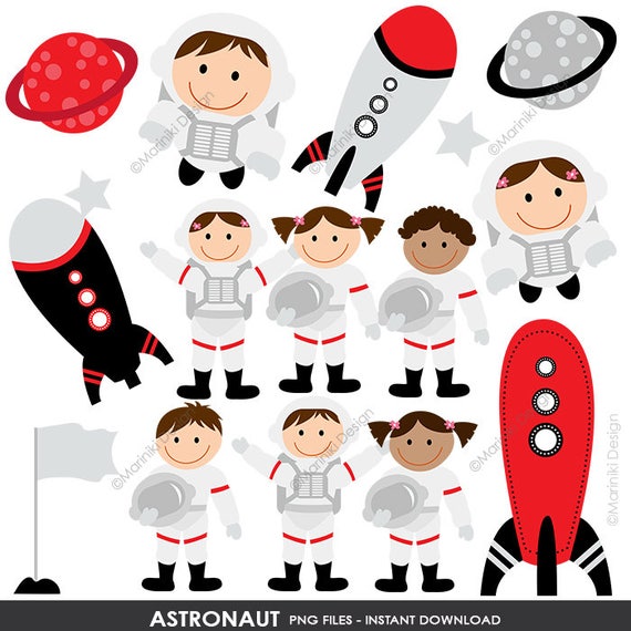 astronaut clipart outer space