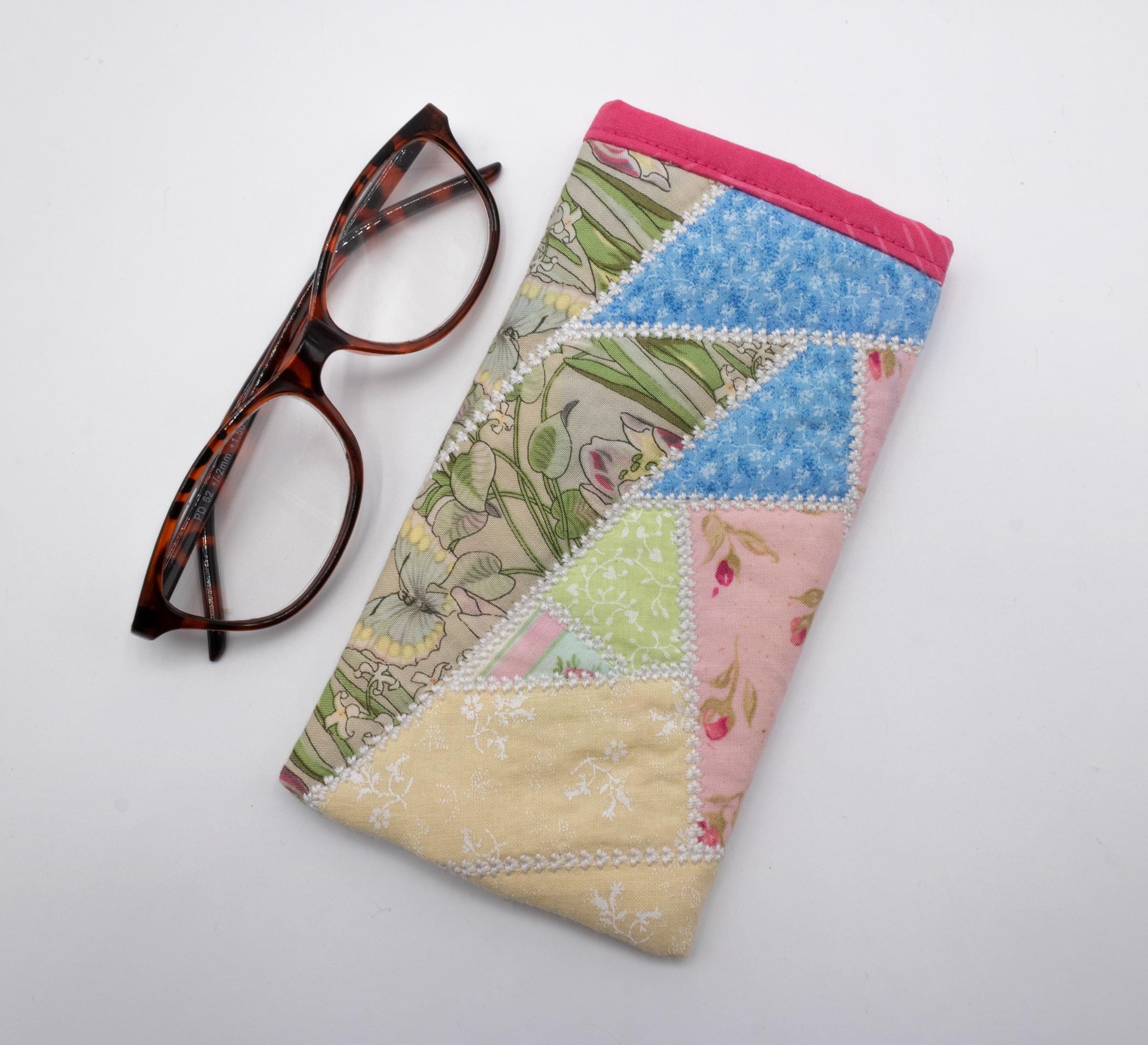 Eyeglass Case Soft Fabric Glasses Case Glasses Pouch Etsy