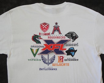 Camiseta XFL, Camiseta de fútbol, Camiseta deportiva, Camiseta de equipos XFL, Camiseta de equipo,