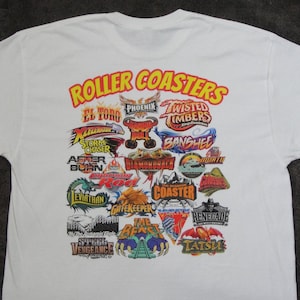 Roller Coaster T-shirt, Coaster T-shirt, Fun Park T-shirt, Theme Park T-shirt, Ride T-shirt, Thrill Ride T-shirt, Logo T-shirt, Cool T-shirt