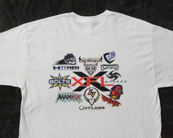 Camiseta XFL, Camiseta de fútbol, Camiseta deportiva, Camiseta de equipos XFL, Camiseta de equipo, Camiseta NFL