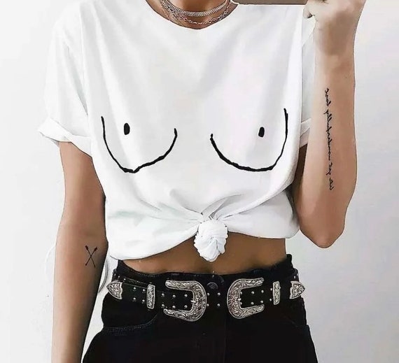 Boob T-shirt Funny Graphic Tee Boobies Cartoon Shirt - Etsy Sweden Boob T-shirt Funny Graphic Tee Boobies Cartoon Shirt - Etsy Sweden