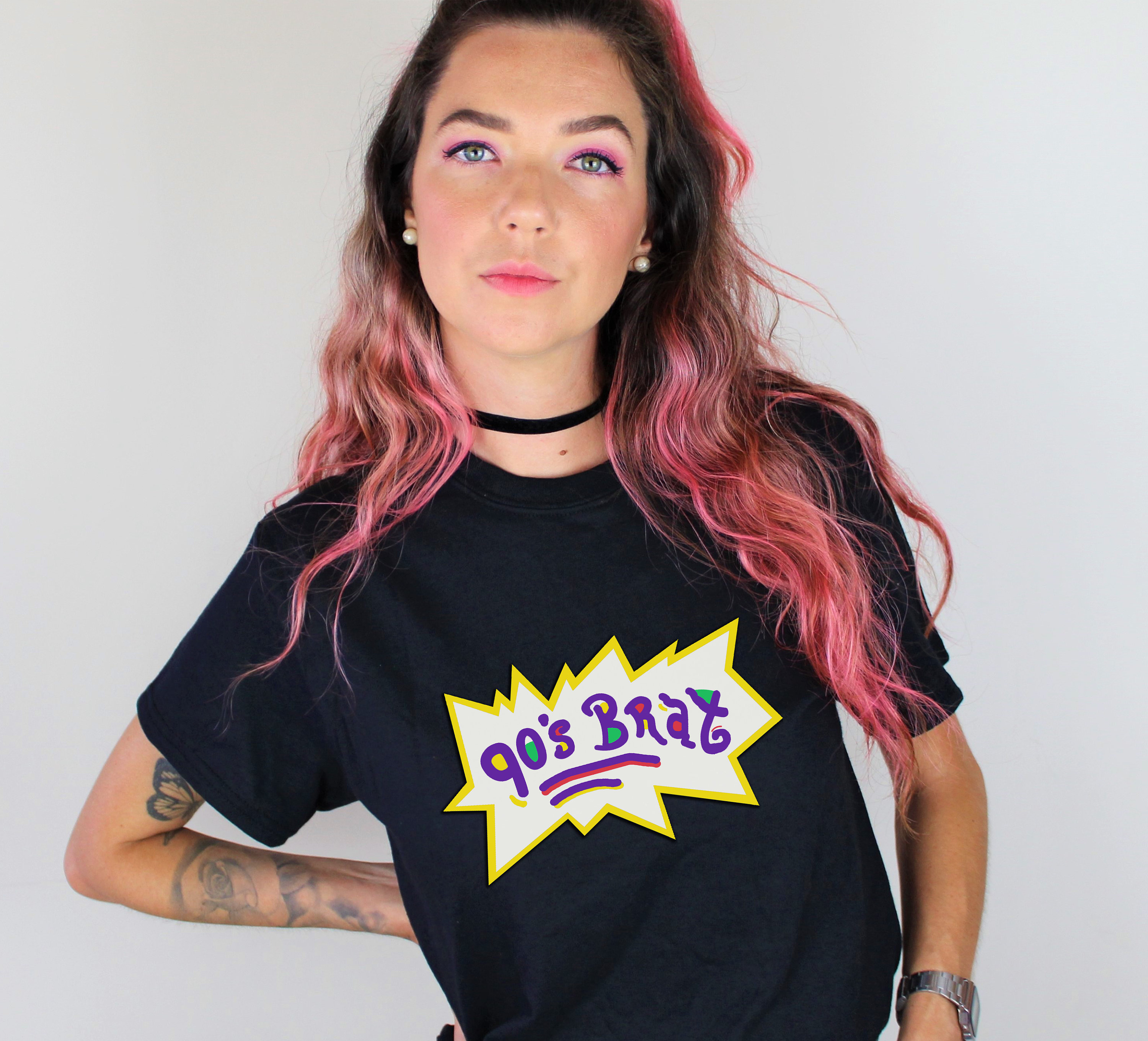 90s inspired graphic tees