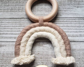 rainbow teething toy