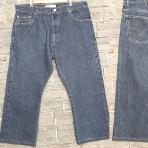 Vintage Levis 517 Jeans , 40 Waist Jeans , Levis Bootcut Jeans , Levis 517 Men&#39;s Jeans , W40 L27 , Dark Wash Denim , Excellent Condition
