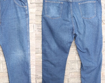 Vintage Authentic WRANGLER Men's Lightweight Jeans , 46 Waist , Comfort Jeans , 46x31 , Vintage Men's Plus Size Jeans , Plus Size Pants
