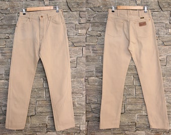 wrangler beige jeans
