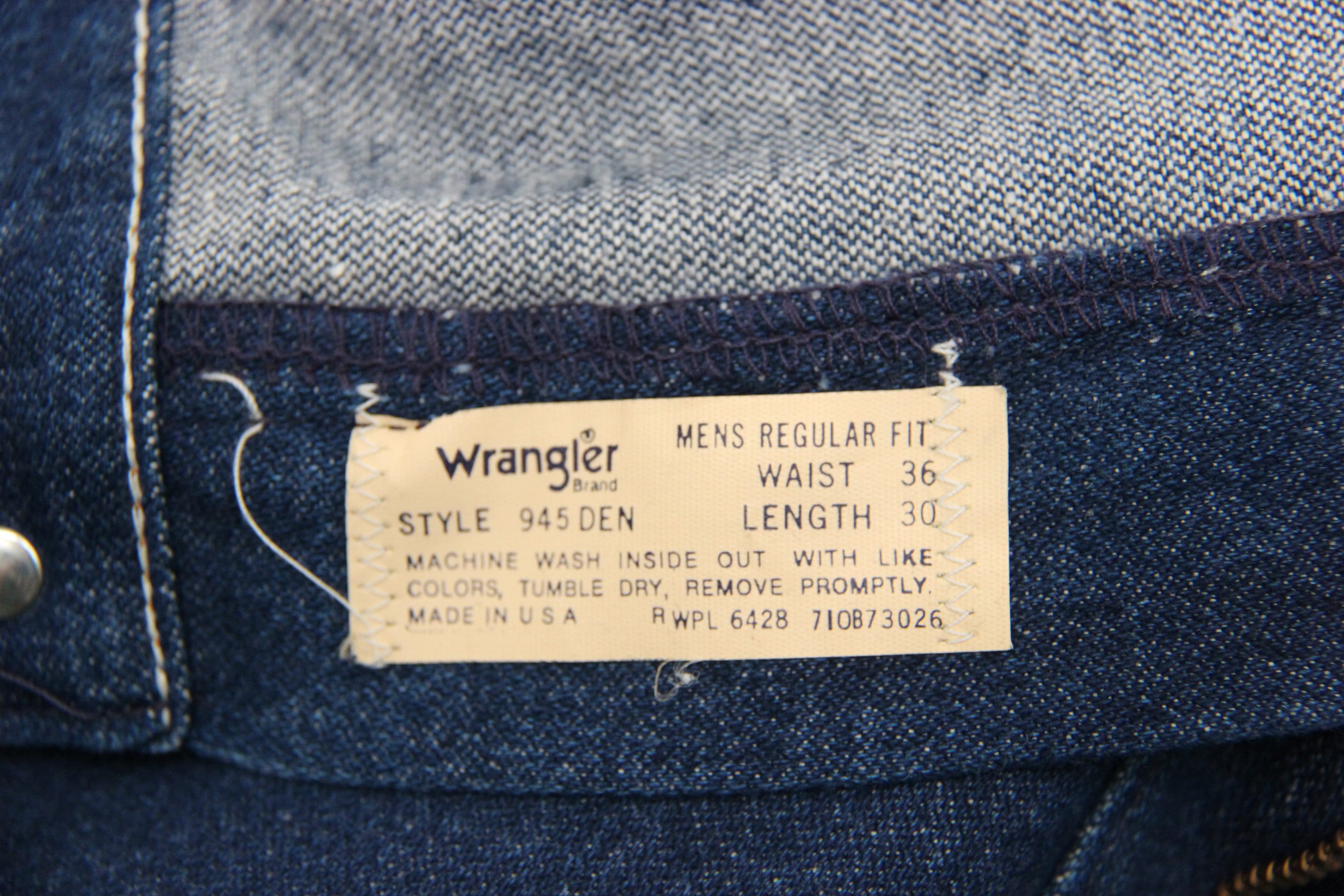 Vintage WRANGLER Jeans Mens Regular Fit Style 945 DEN - Etsy