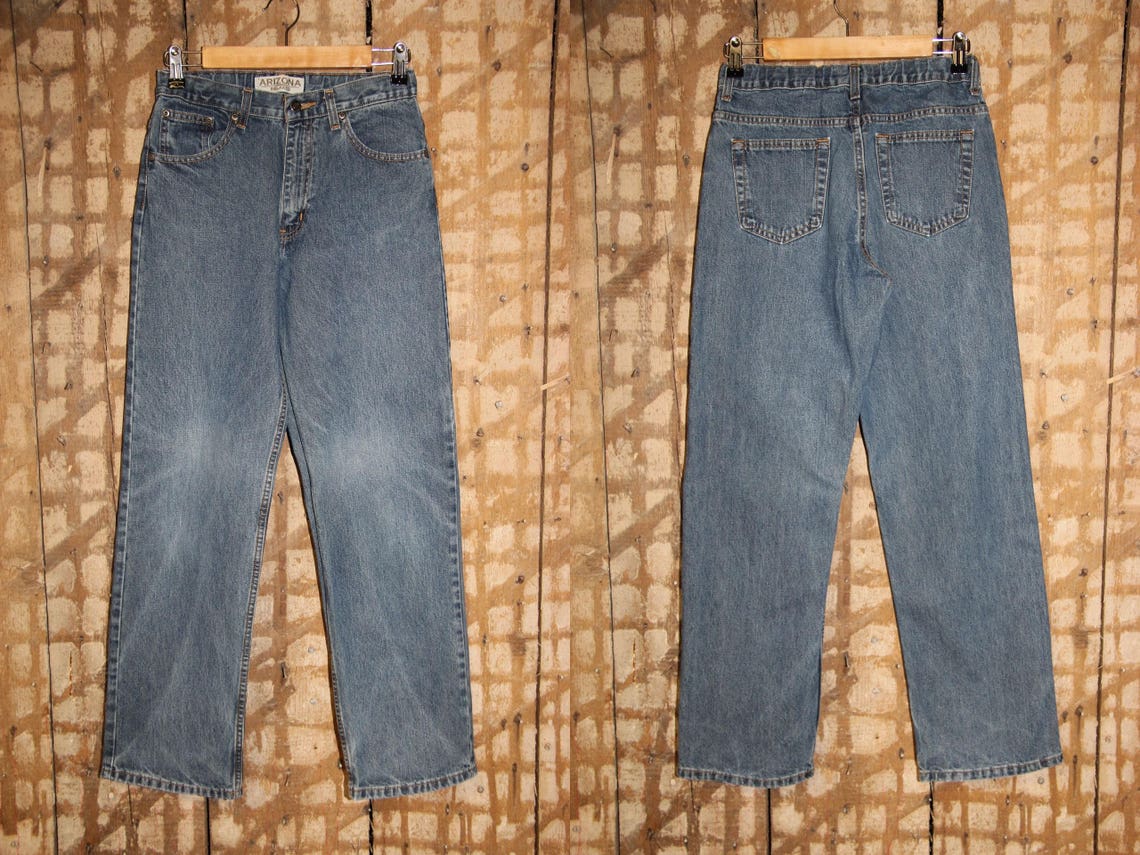 Vintage ARIZONA Jeans 30 Waist Jeans Adjustable Waist | Etsy