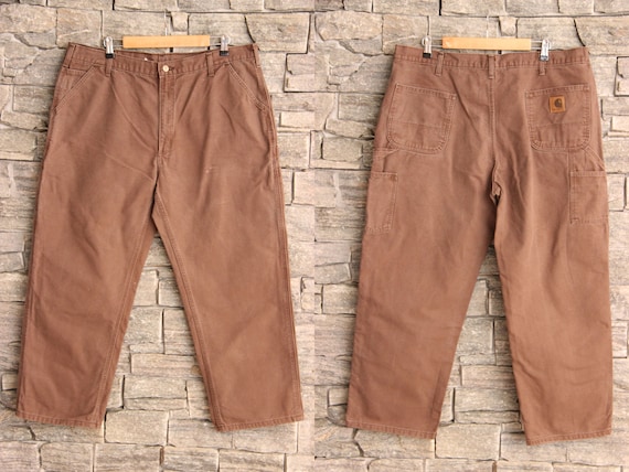 Vintage Brown Carhartt Carpenter Pants , 42 Waist