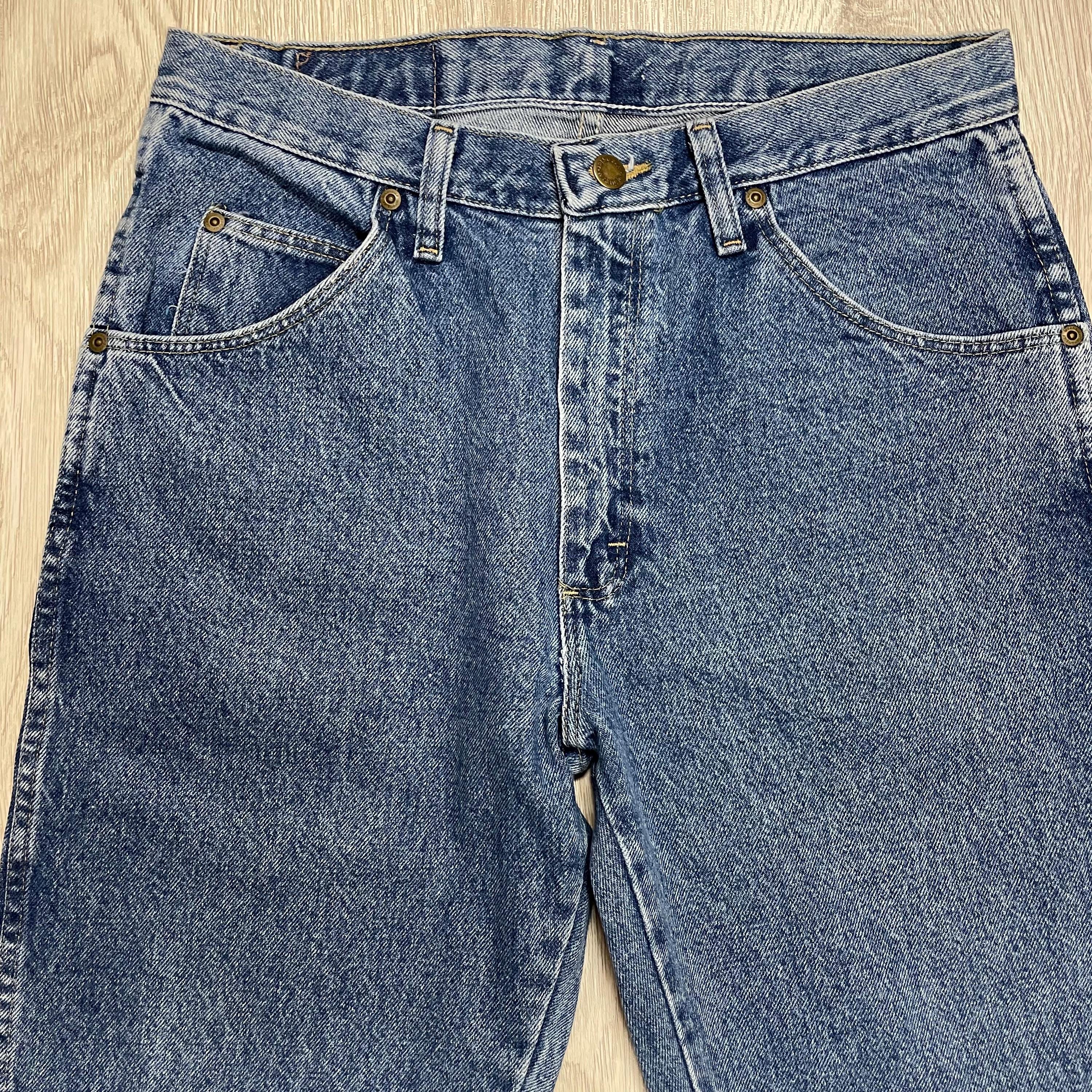 90s Wrangler Hero Authentic Men's Jeans , 31x34 , Medium Wash