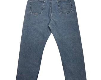 90s Vintage Authentic Hero WRANGLER Men's Jeans , 38x30 , Relaxed Fit , Straight Leg Plus Size Jeans , 100% Cotton
