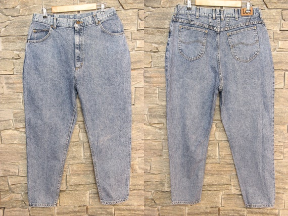 Vintage High Waist Lee Riders Jeans , 35 Waist Lee