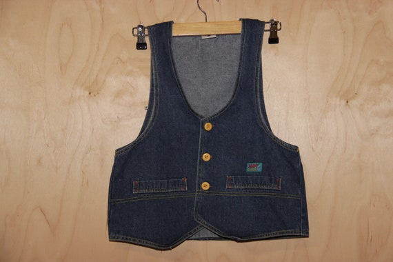 children's denim vest
