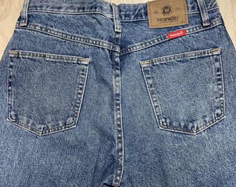 90s Wrangler Hero Authentic Men's Jeans , 31x34 , Medium Wash