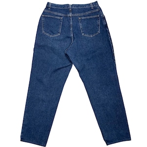 Vintage Wrangler For Women Dark Blue Jeans , Waist 32 , High Rise Relaxed Fit Jeans , Vintage Straight Leg Women&#39;s Jeans , 1990s/2000s