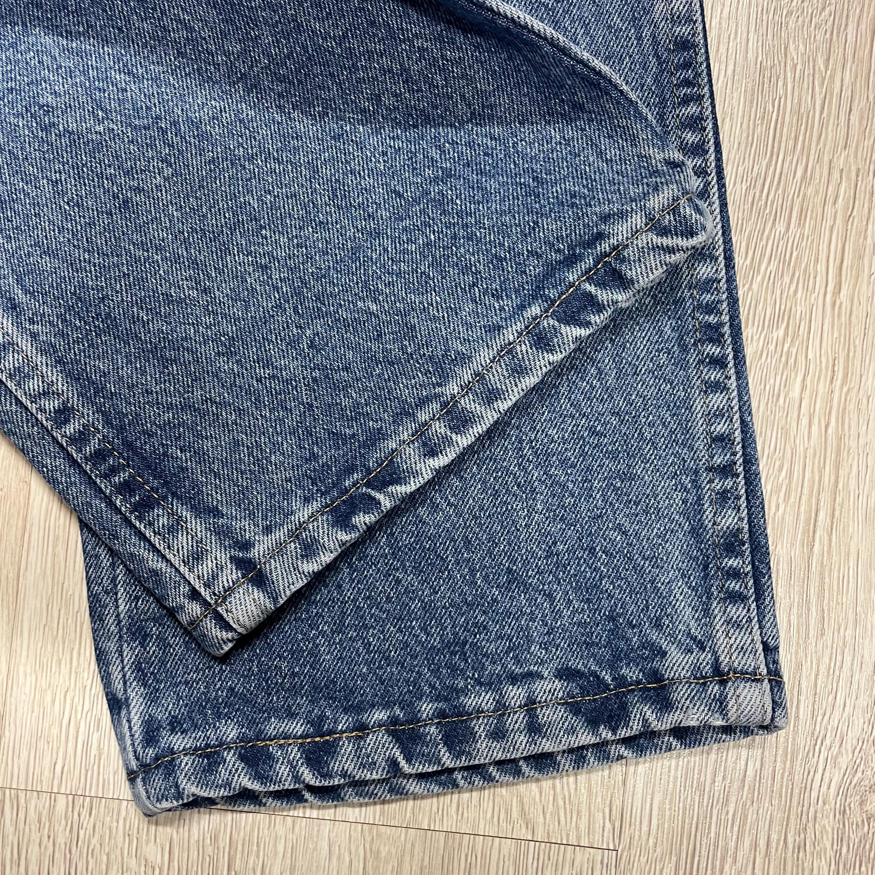 90s Wrangler Hero Authentic Men's Jeans , 31x34 , Medium Wash