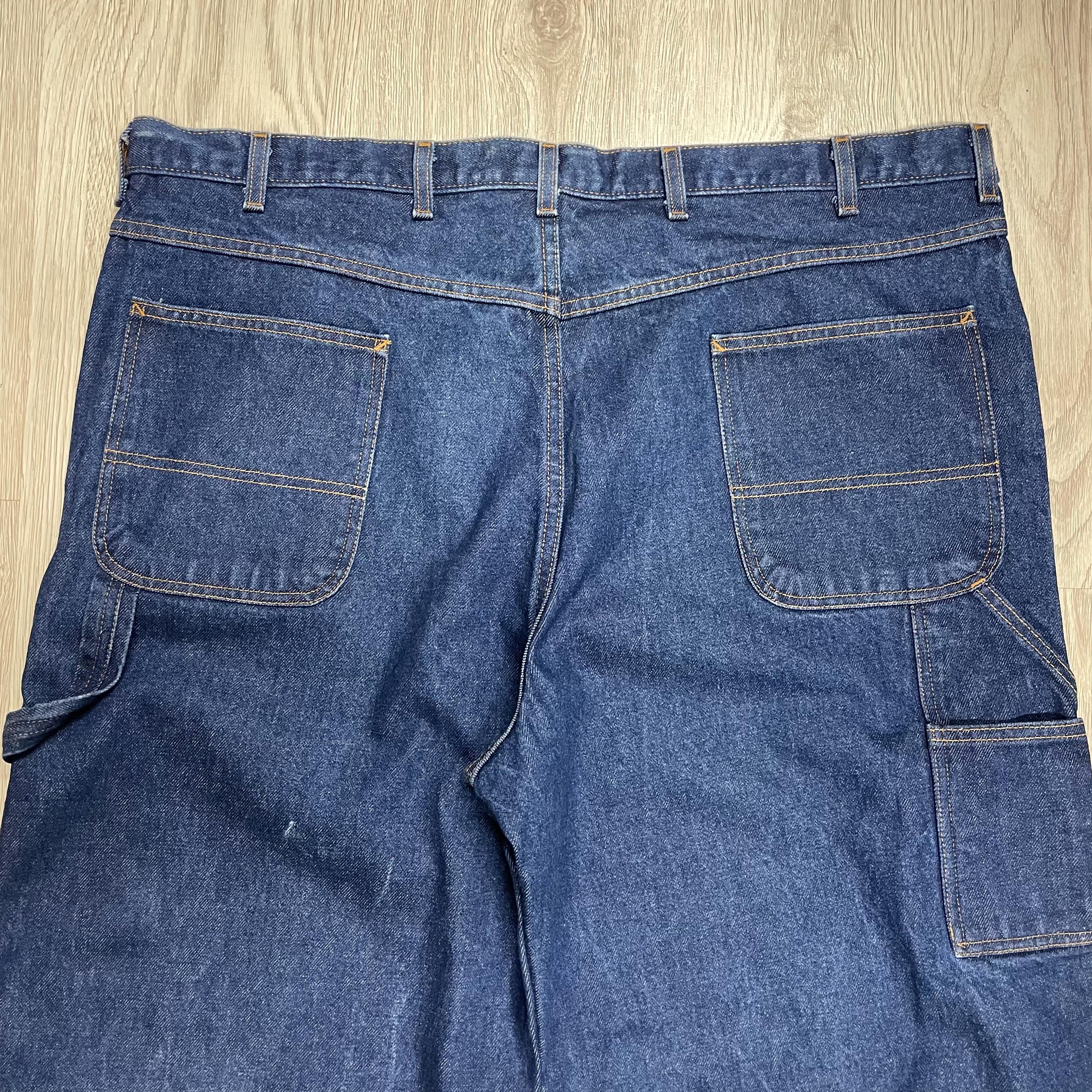 Vintage 90s BIG MAC Workwear Carpenter Jeans , 47 Waist , High