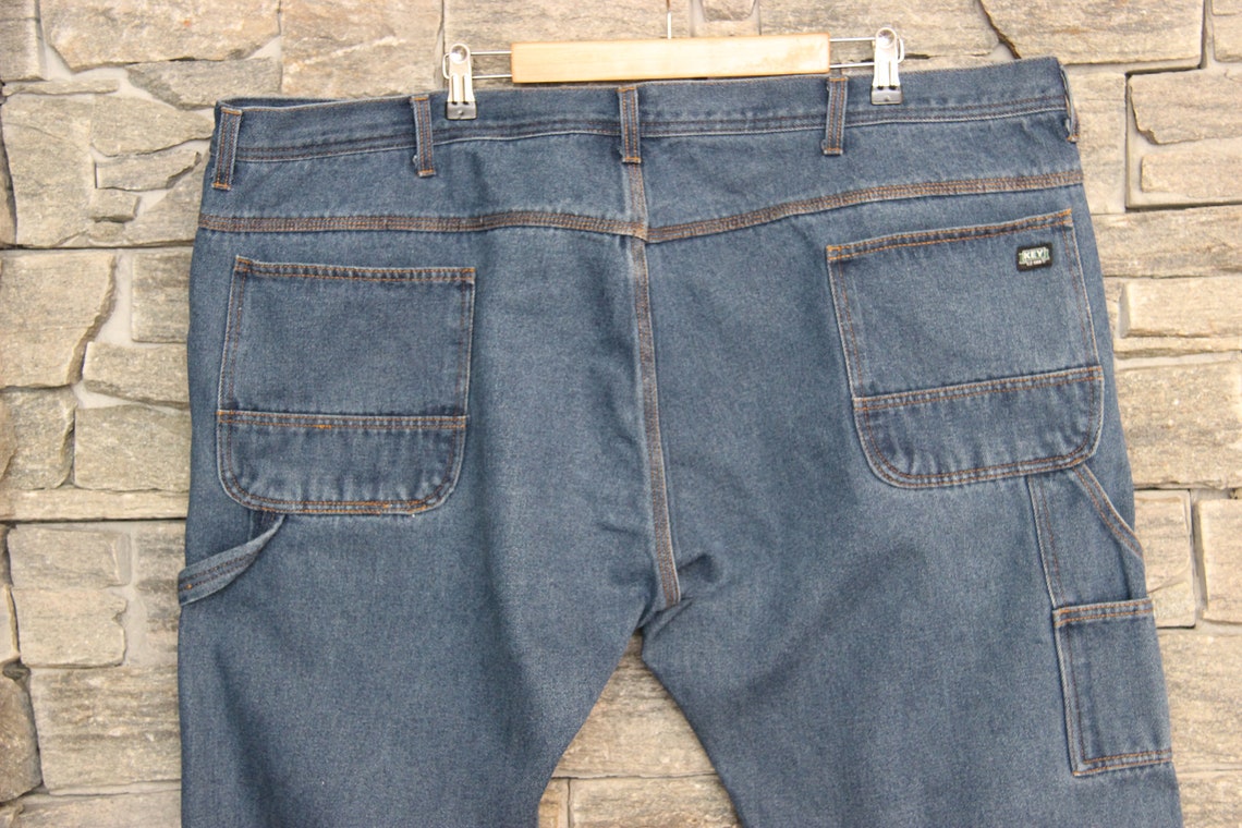 Vintage Key Carpenter Pants 50 Waist Worker Pants | Etsy