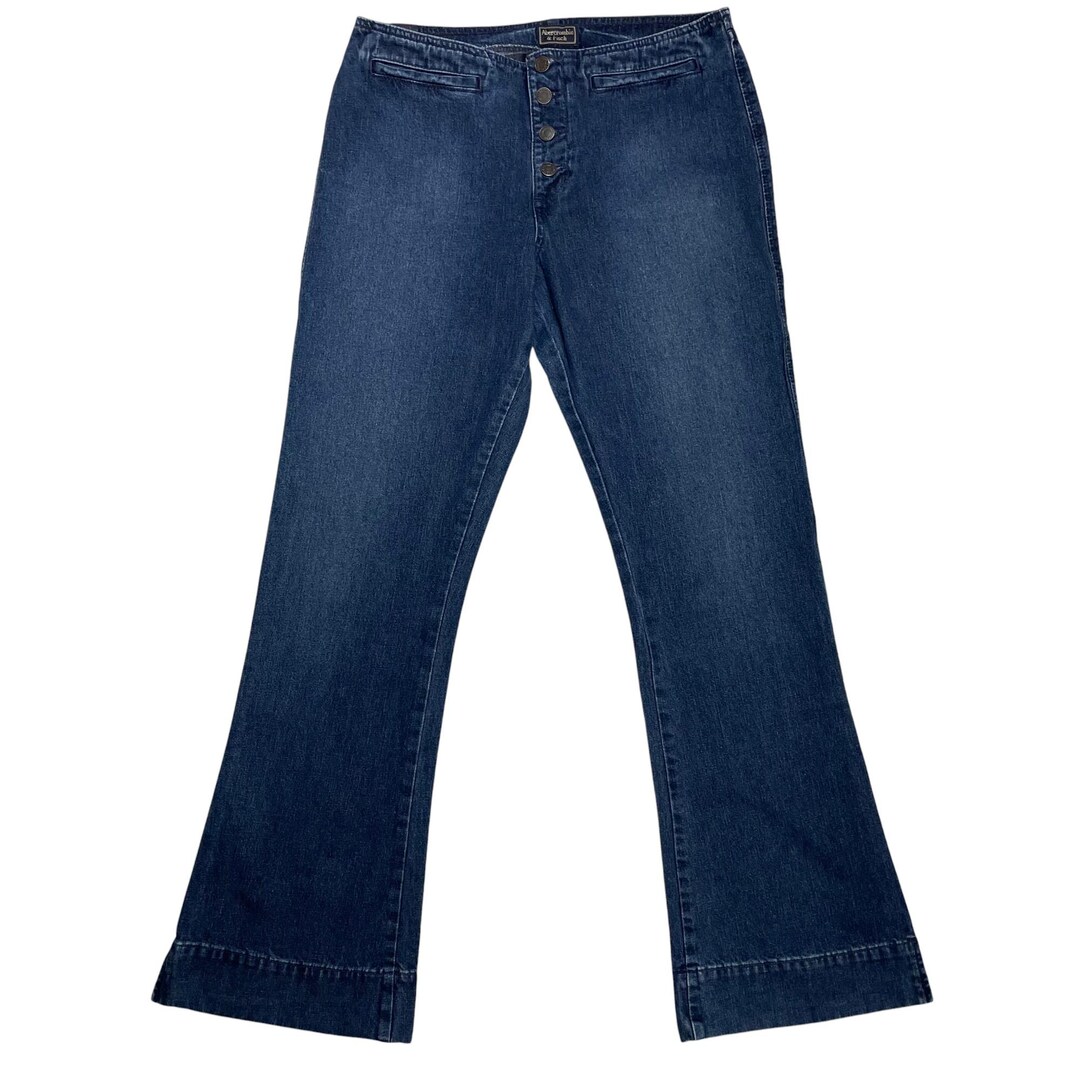 Y2K Vintage Abercrombie & Fitch Wide-leg Jeans , 32 Waist , Button 