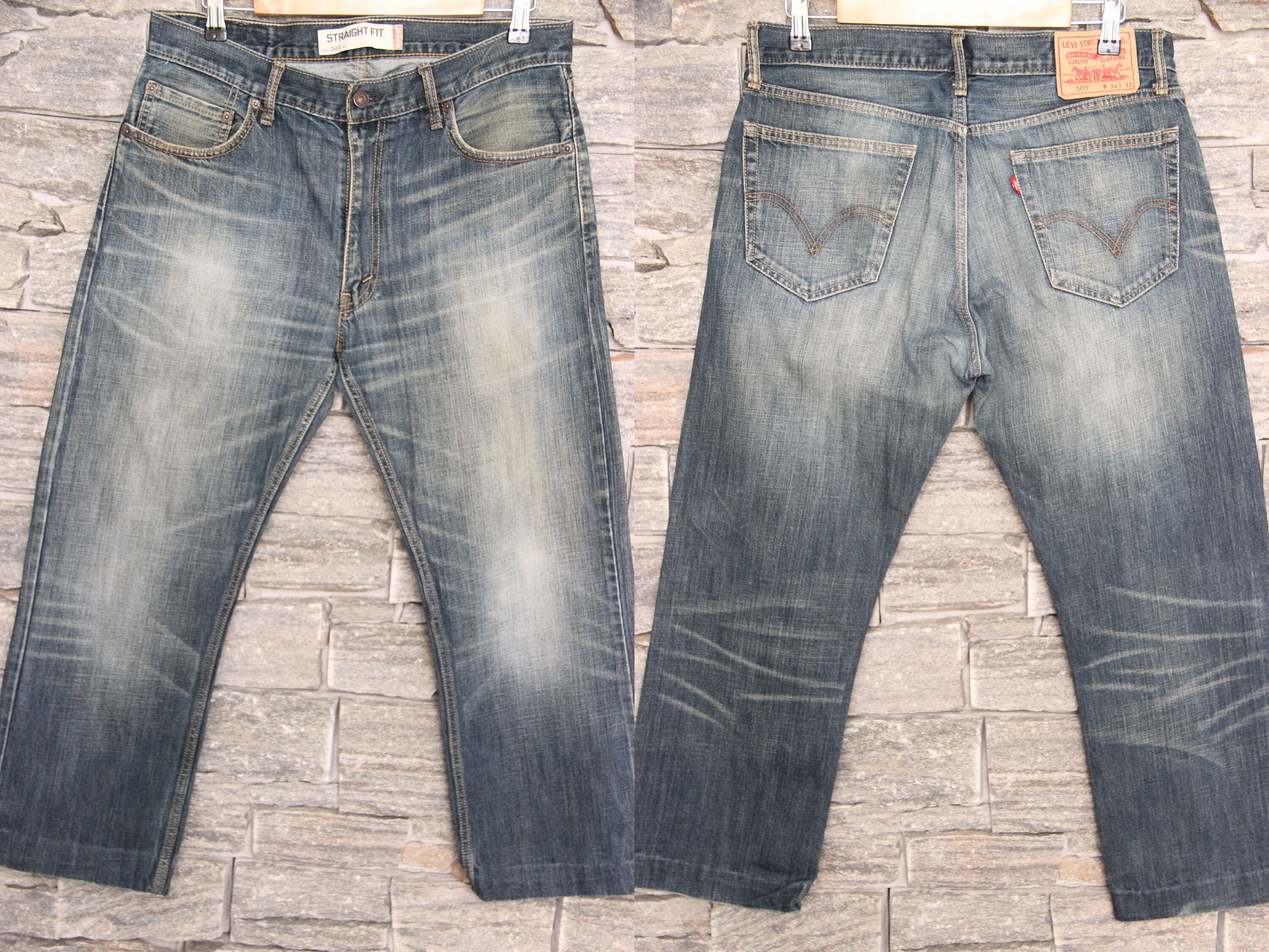 505 Jeans 34 35 Waist Levis 505 