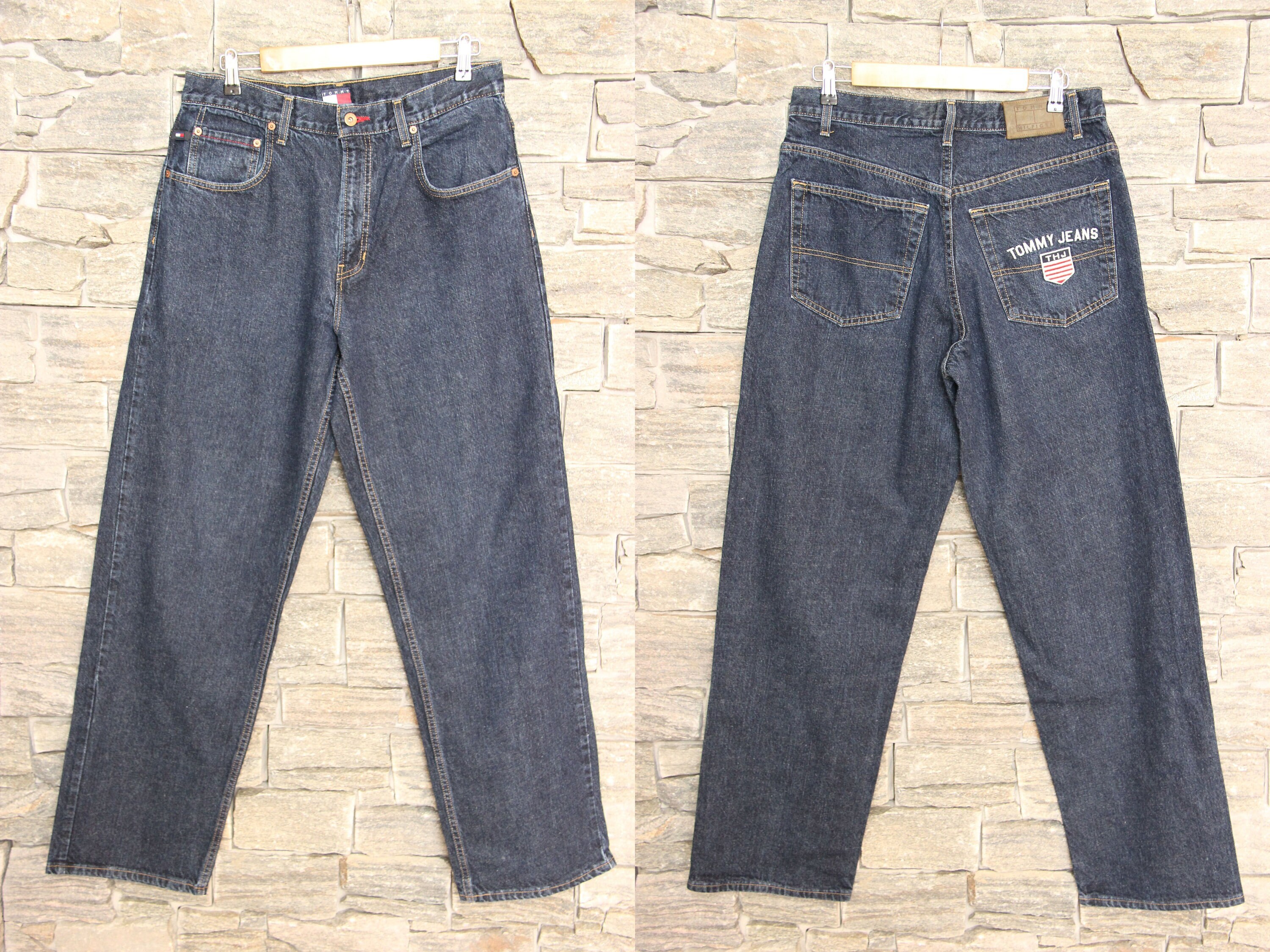 Red Devil Jeans - Etsy