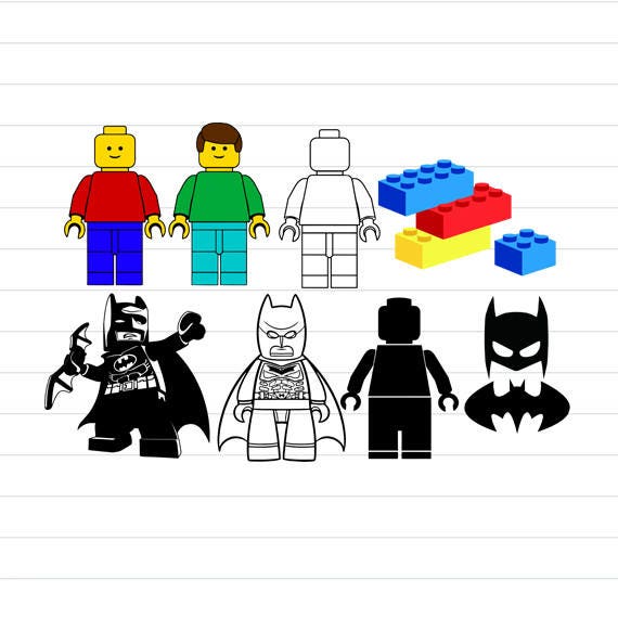 Instant Download Lego Svg Lego Batman Svg Lego Svg Files Etsy