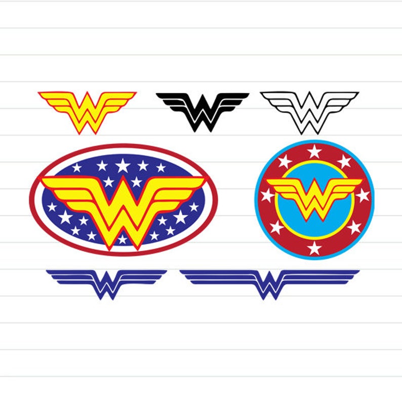 Download INSTANT DOWNLOAD Wonder Woman Svg Wonder Woman Clipart | Etsy