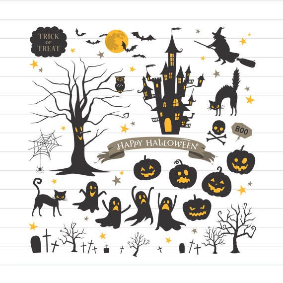 INSTANT DOWNLOAD Halloween Svg File Halloween Svg Bundle | Etsy