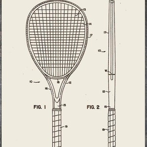 Tennis Racket| Wood Wall Decor