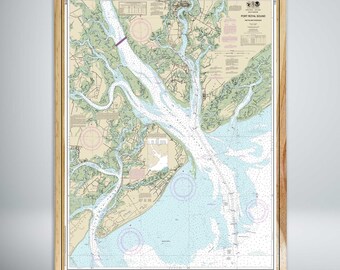 Port Royal Sound Nautical Map (NOAA)