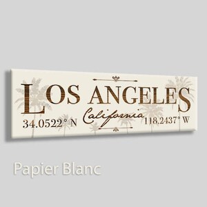 Los Angeles, California Stick (12&quot;x3.75&quot;) | Wood Engraved | Wall Art | Los Angeles, CA Wood Plaque | Wood Sign |  Wood Home Decor