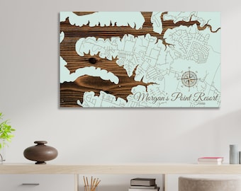 Morgan's Point Resort, Texas Street Map