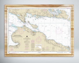 Straits of Mackinac Nautical Map (NOAA)