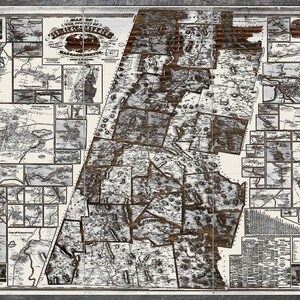 Massachusetts: 1858 Berkshire County| Wood Wall Decor