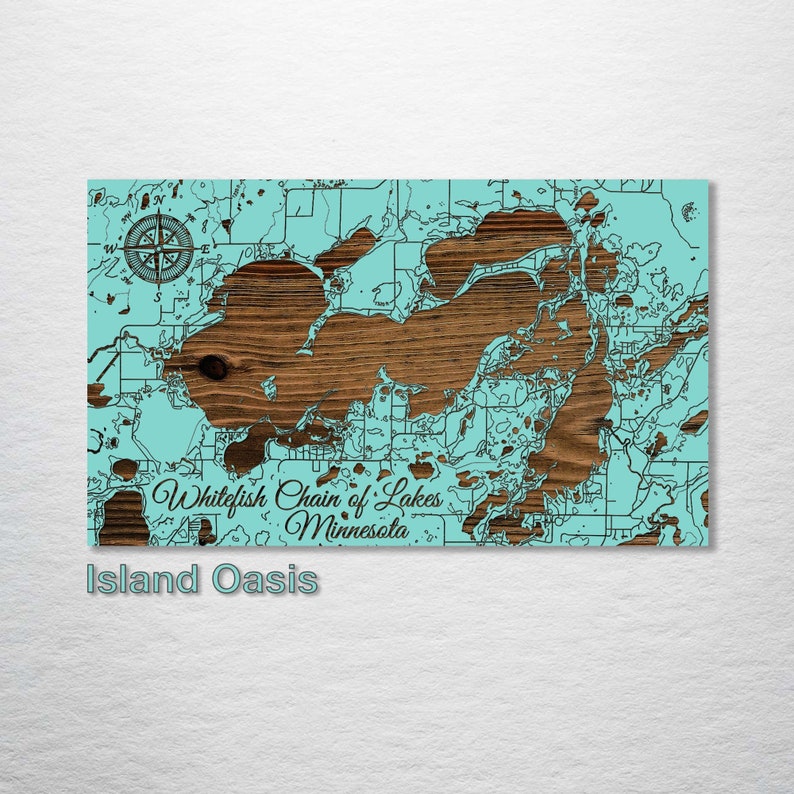 Minnesota Whitefish Chain of Lakes Etsy