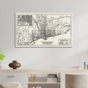 Chicago, Illinois Loop Map; Wood Engraved Maps, Wall Art| Wood Wall Decor | Wood Wall Decor | Decorative City Plaque | Engraved Wood