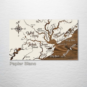 Bridesmaid Gift South Carolina; Wood Wall Art Wedding Gift Wood Burning Art Isle of Palms Rustic Home Decor Groomsmen Gift