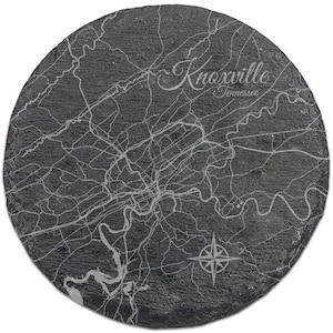 Knoxville, Tennessee Round Slate Coaster | Coaster Set | Drink Coaster | Housewarming Gift | Home Decor | Slate Coaster of Knoxville, TN