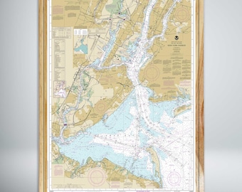 New York Harbor Nautical Map (NOAA)