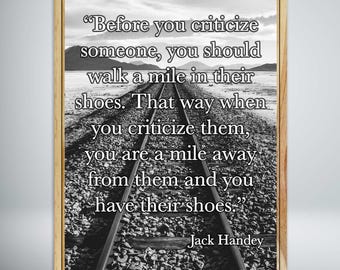 Walk a Mile by Jack Handey