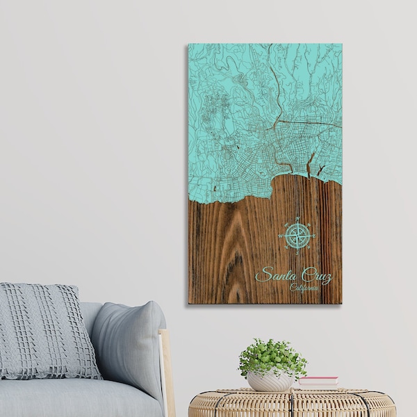 Santa Cruz Wall Art Etsy