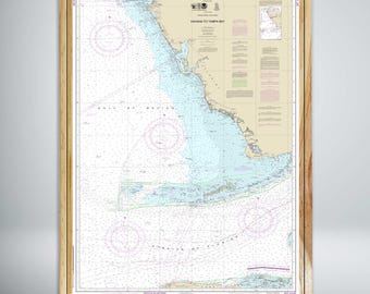 Havana to Tampa Bay Nautical Map (NOAA)