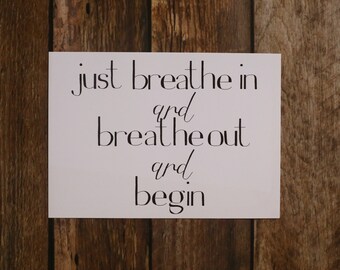 picture Just Breathe Lyrics Wall Art just breathe lyrics etsy